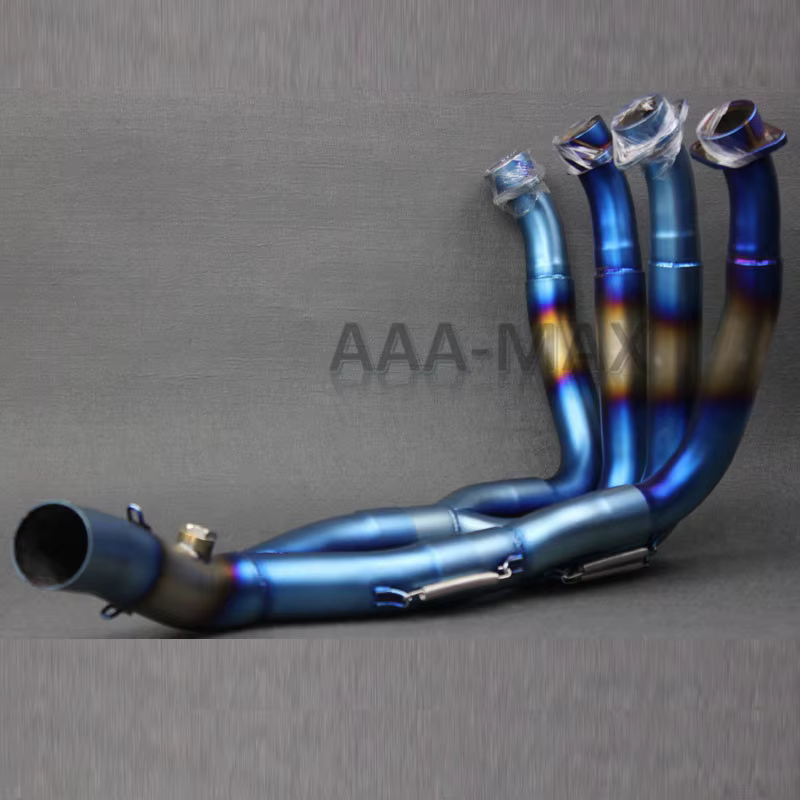 Tubo medio de titanio inoxidable para Yamaha YZF-R6