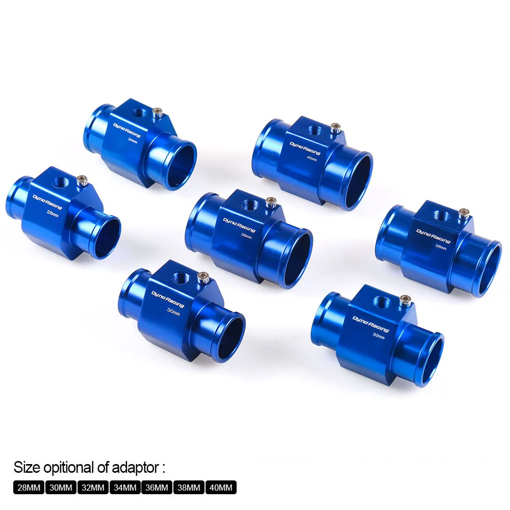 Medidor de temperatura del agua Led blanco de 2 pulgadas, 52MM, 40-120 Celsius con adaptador de Sensor de tubo de sellado de temperatura del agua 1/8NPT - imagen 4