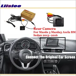 Cámara visión trasera Mazda 3 2013-2016 HD CCD OEM con adaptador RCA