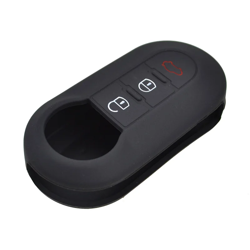 Funda de silicona negra para mando remoto de automóvil