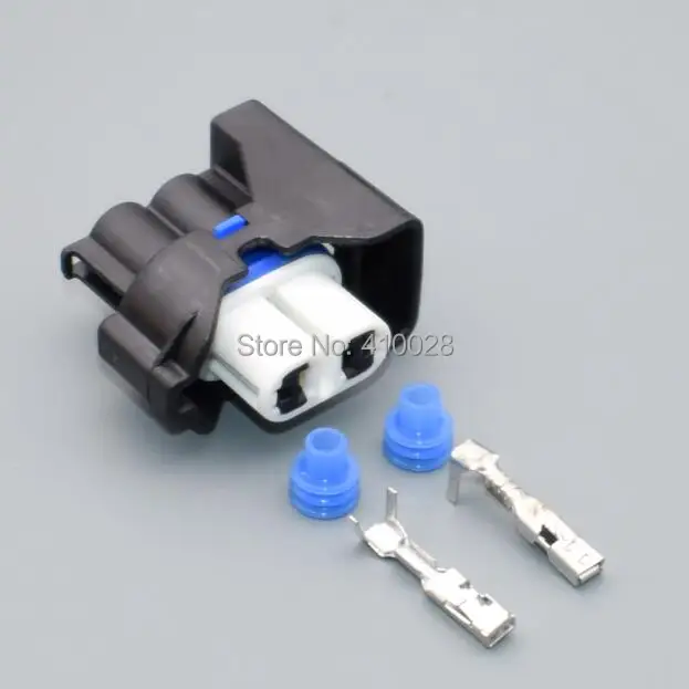 Conector hembra impermeable de 2 pines para lámpara antiniebla