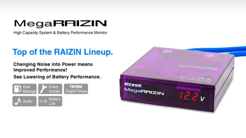 Estabilizador RASTP Mega RAIZIN con pantalla LED