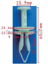 Shhworldsea 10426555 Retenedor de grapas de plástico para GM