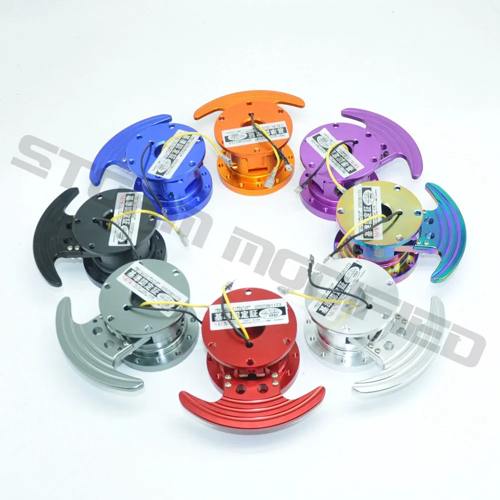 Hub de liberación rápida Boss para volante de carreras universal - imagen 4