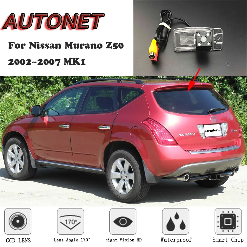 Cámara visión trasera HD Nissan Murano Z50 2002-2007 AUTONET
