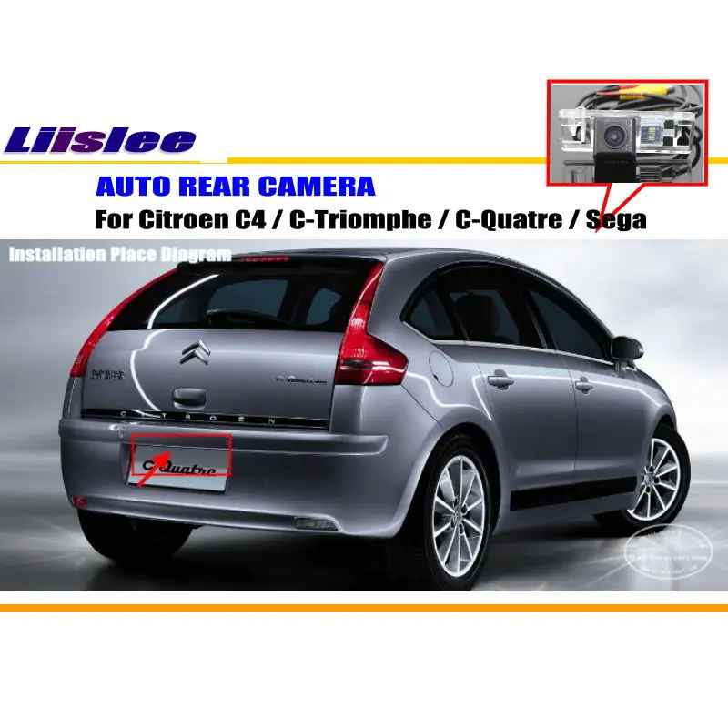 Cámara de visión trasera HD CCD Citroën C4 C-Triomphe 2004-2010 - imagen 2