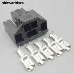 443972995 Conector eléctrico 5 pines 6,3 mm para automóvil