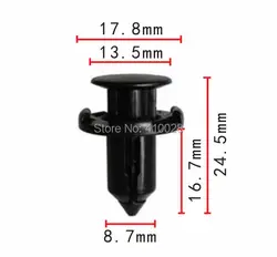 Shhworldsea MR200300 clip automático guardabarros Honda/Mitsubishi