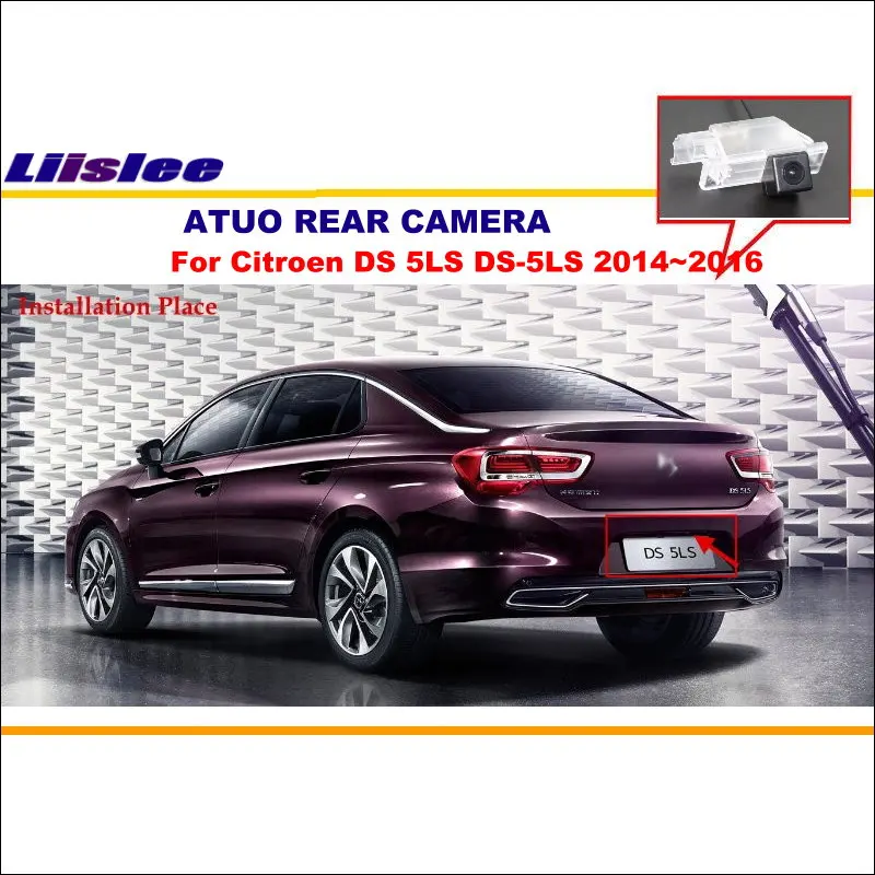 Cámara de marcha atrás HD CCD para Citroën DS 5LS 2014-2016