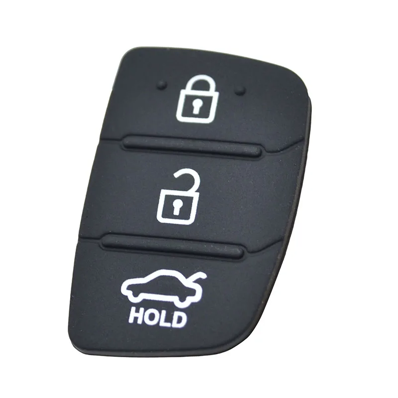 Botonera de goma llave Hyundai Tucson Santa Fe i20 Creta Elantra 3-4 - imagen 5