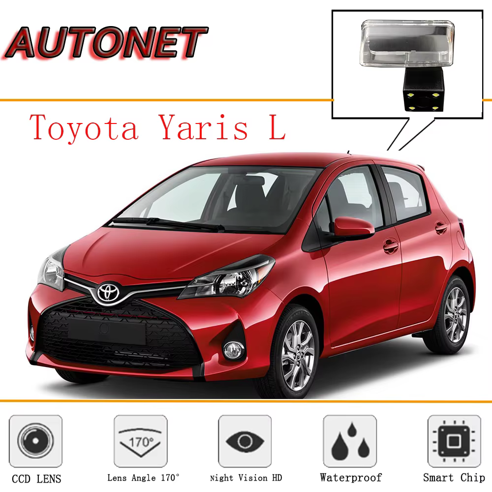 AUTONET Cámara de visión trasera CCD – Toyota Yaris L 2013-2015