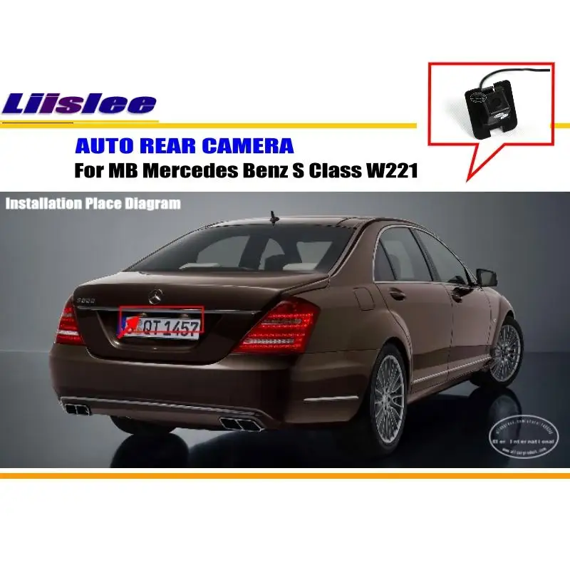 Cámara visión trasera CCD para Mercedes Clase S W221