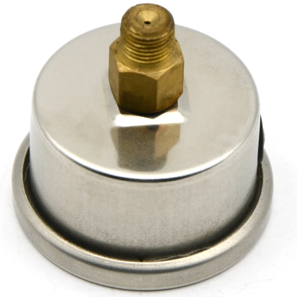 Manómetro de presión de combustible 0-100 PSI cromado universal - imagen 4