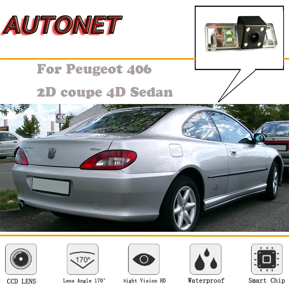 Cámara de Visión Trasera AUTONET para Peugeot 406 Coupé y Sedan