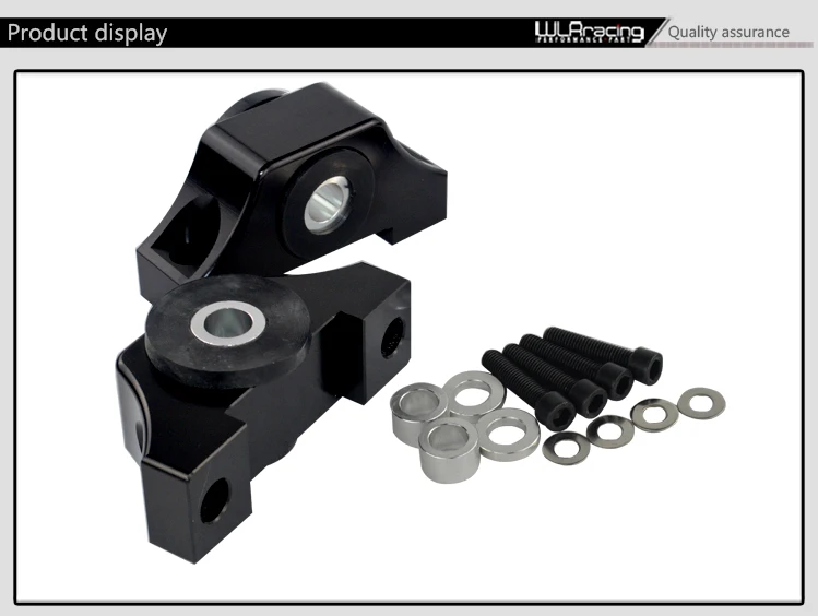 Detalle del soporte de motor en aluminio billet