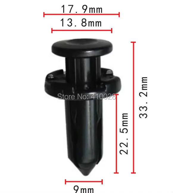 Shhworldsea 01554-09241 grapa de paragolpes Nissan 240SX y Maxima - imagen 3