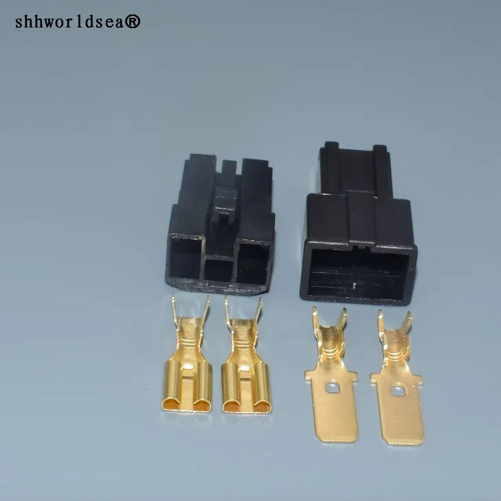 Shhworldsea conector eléctrico 2 pines para sensor Toyota