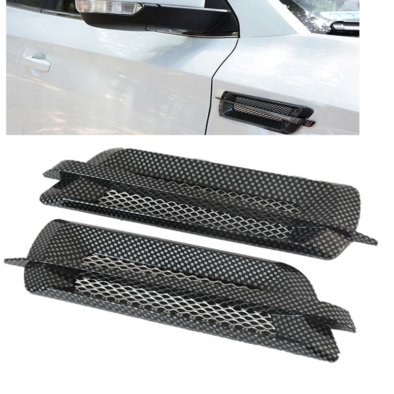 Cubierta de rejilla de ventilación lateral adhesiva universal ABS