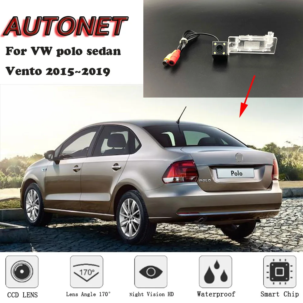 Cámara de visión trasera AUTONET para VW Polo Sedan/Vento 2015-2019