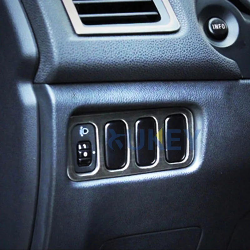 Mitsubishi ASX Outlander RVR Panel cromado interruptor antiniebla - imagen 5