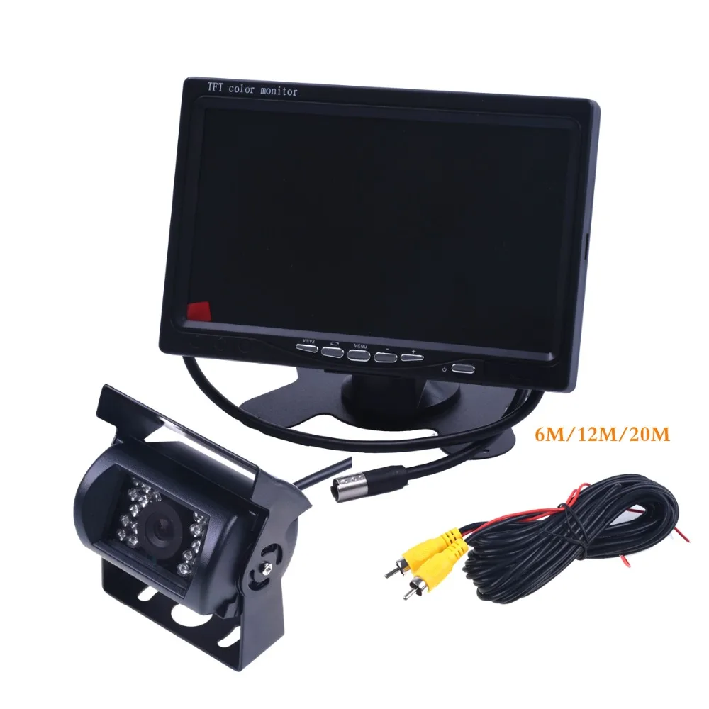 Sistema de cámara trasera con monitor para vehículos grandes
