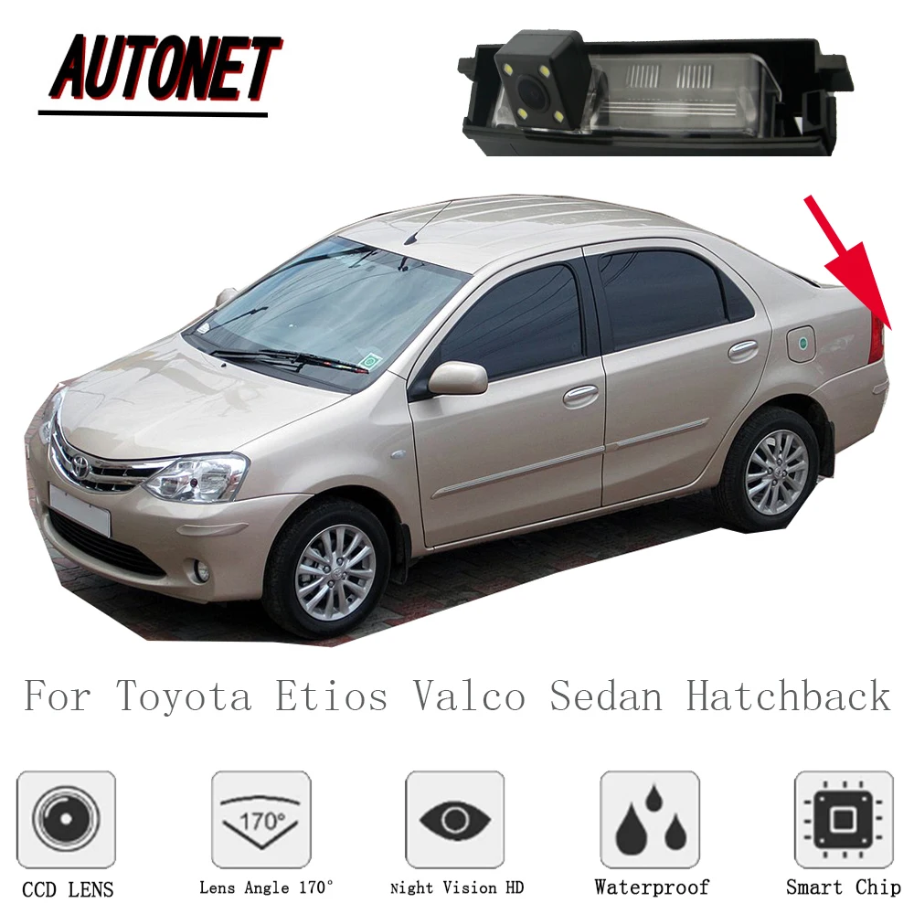 Cámara de marcha atrás AUTONET para Toyota Etios 2010-2018
