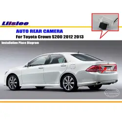 Cámara de aparcamiento trasera HD CCD para Toyota Crown S200/S210