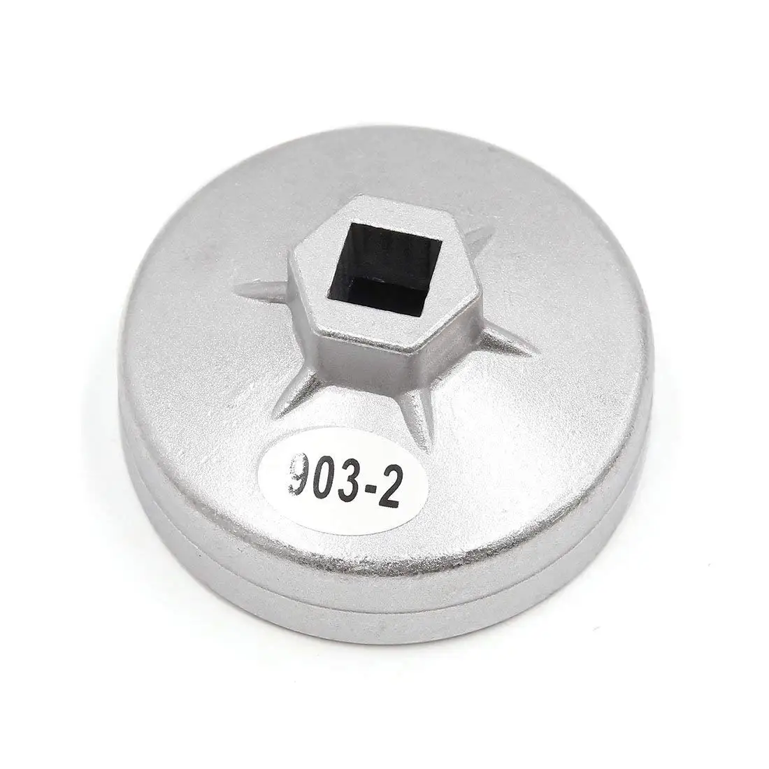 Llave extractor de filtro de aceite Uxcell 74 mm, 8 flautas - imagen 4