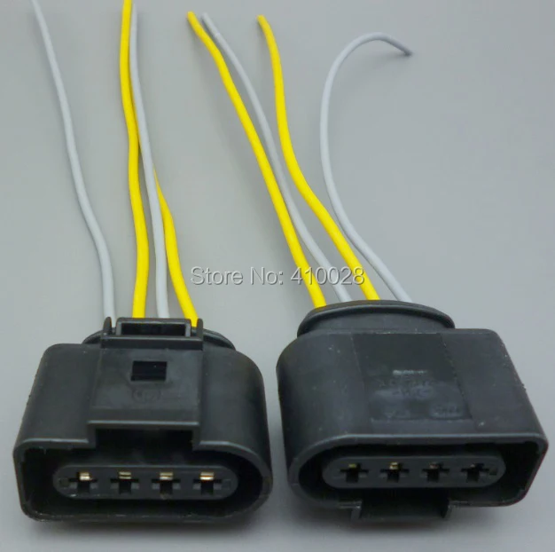 Conector hembra de cuatro vías para reparar la conexión de la bobina de encendido