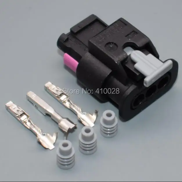Conector impermeable de 3 pines para arnés de cableado de coche