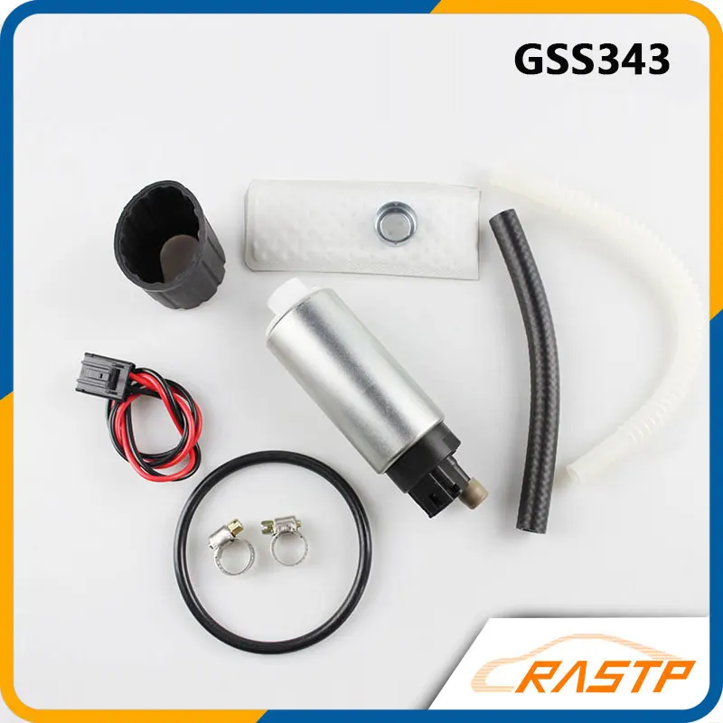 Bomba RASTP GSS343 RS-FP008 en acabado plateado y negro
