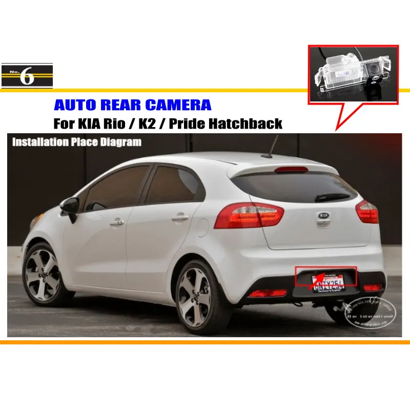 Cámara de visión trasera HD para Kia Rio K2 Pride 2011-2015 - imagen 2