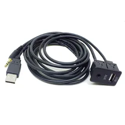 Adaptador USB empotrable para Toyota Avensis, RAV4, Auris y Corolla