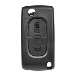 Carcasa llave coche 2 botones CE0523/CE0536 para Peugeot y Citroen