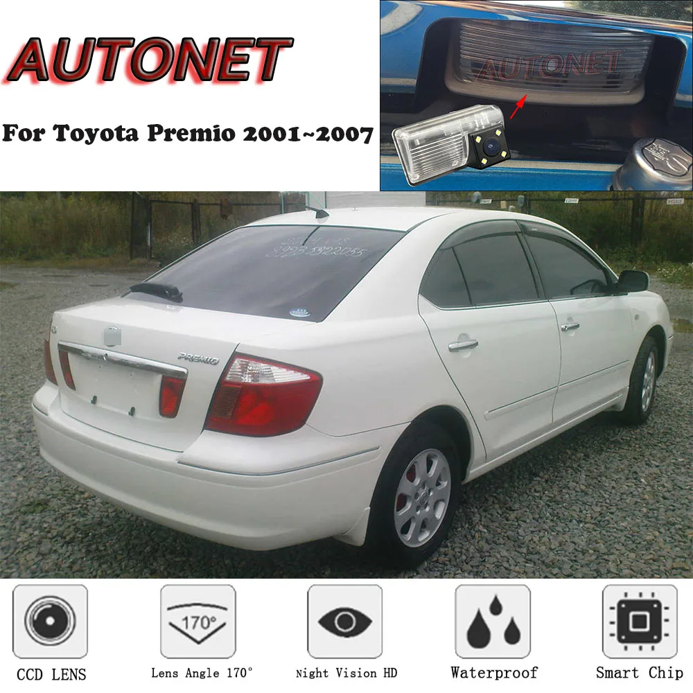 Cámara trasera para Toyota Premio 2001-2007 con visión nocturna