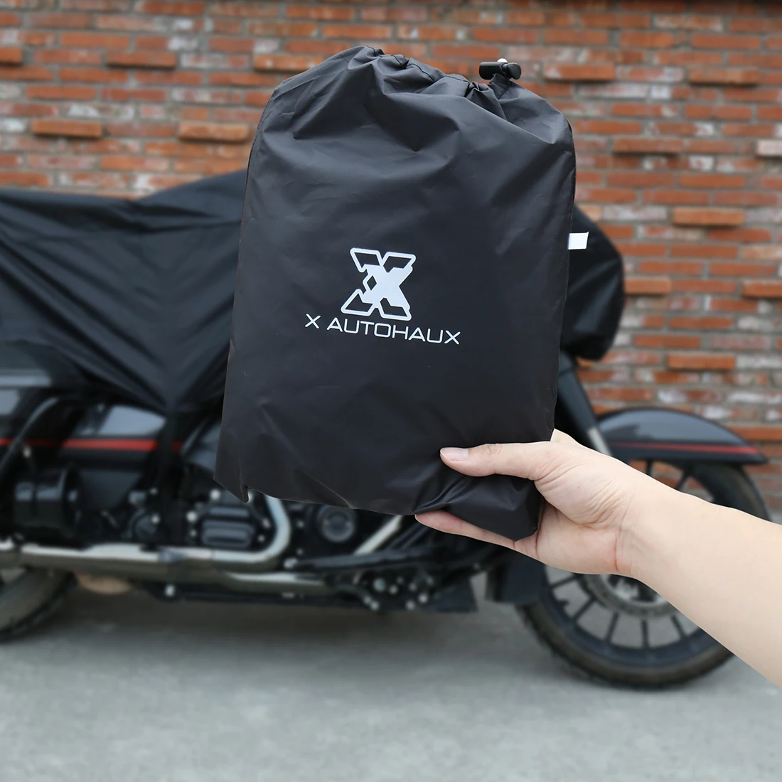 Cubre motocicleta 210T universal impermeable a polvo y lluvia UV - imagen 5