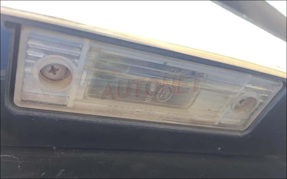 Detalle de la cámara de visión trasera