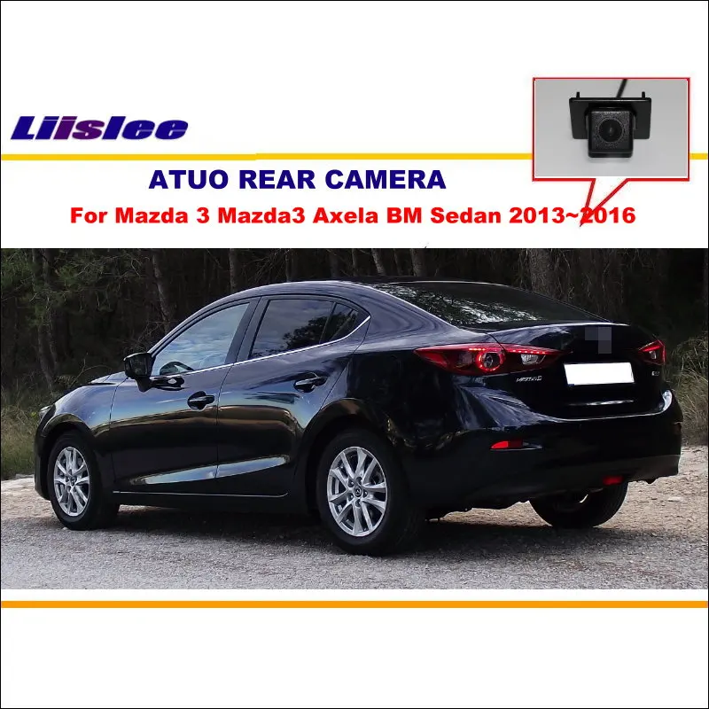 Cámara CCD de aparcamiento trasera HD – Mazda 3 BM Sedan 2013-2016