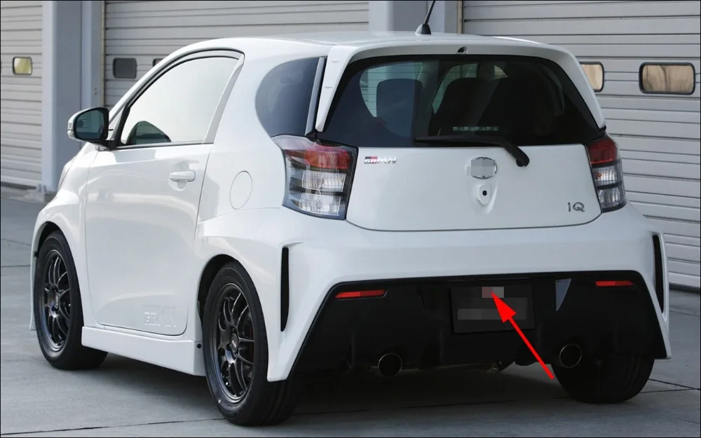 Cámara de matrícula para Toyota iQ