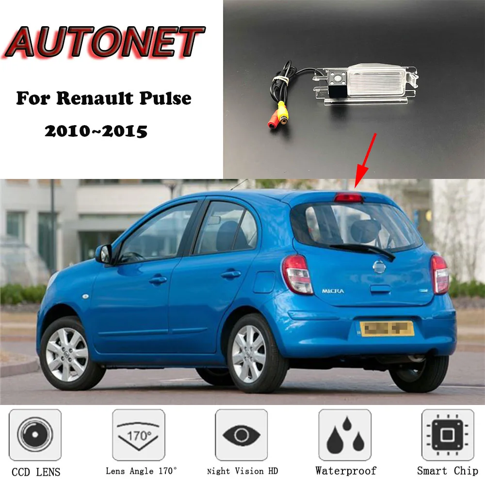 AUTONET Cámara de visión trasera Nissan Micra K13 2010-2014