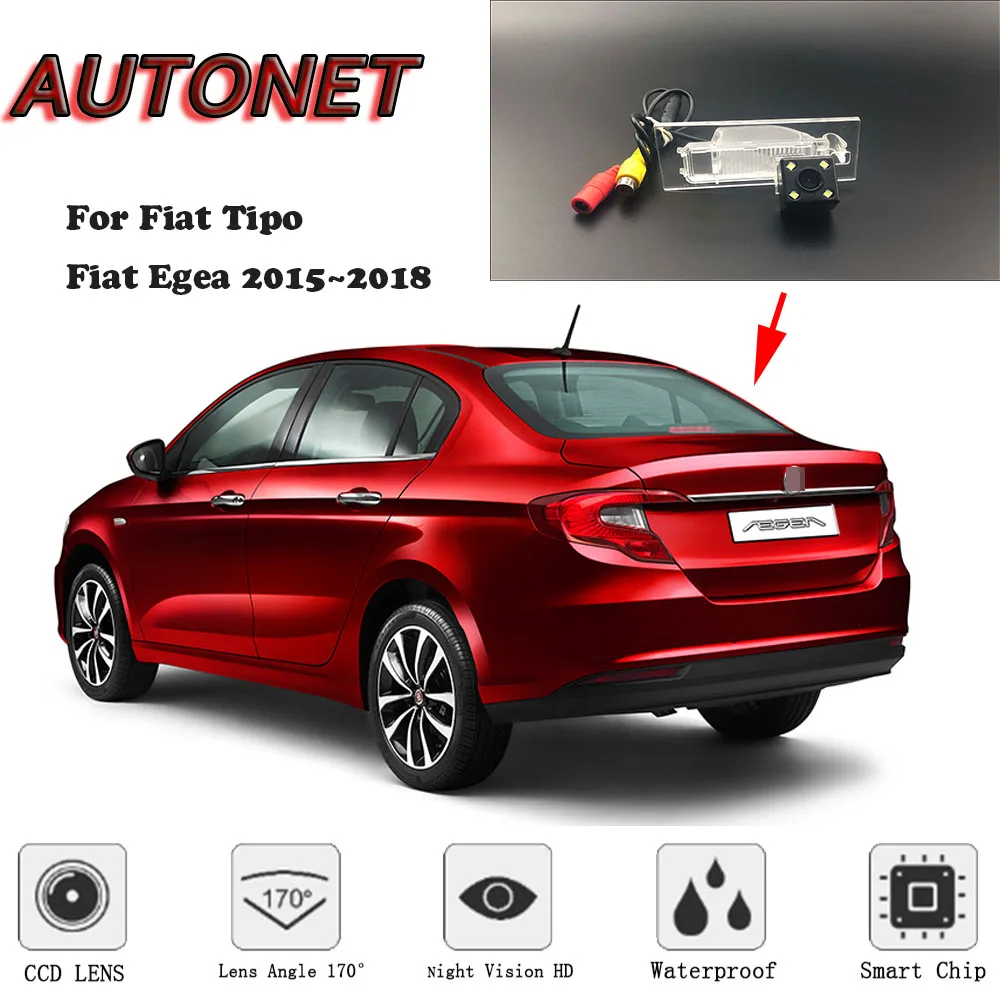 AUTONET Cámara de visión trasera para Fiat Tipo/Egea 2015-2018