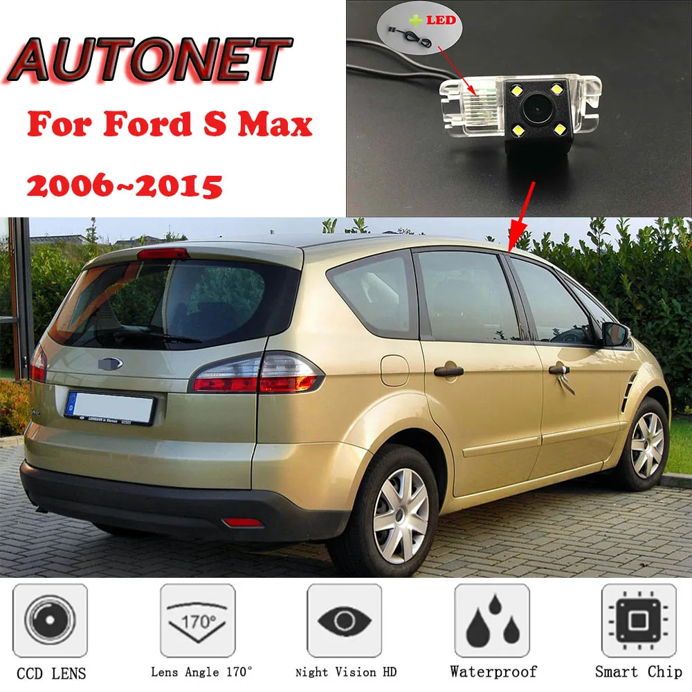 AUTONET Cámara trasera visión nocturna Ford S-Max 2006-2015
