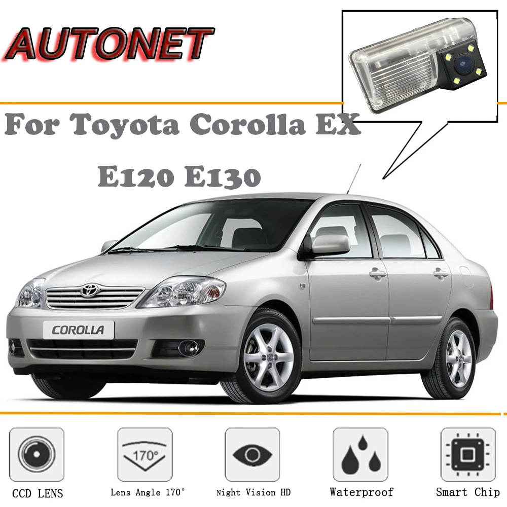 AUTONET Cámara de marcha atrás para Toyota Corolla E120/E130