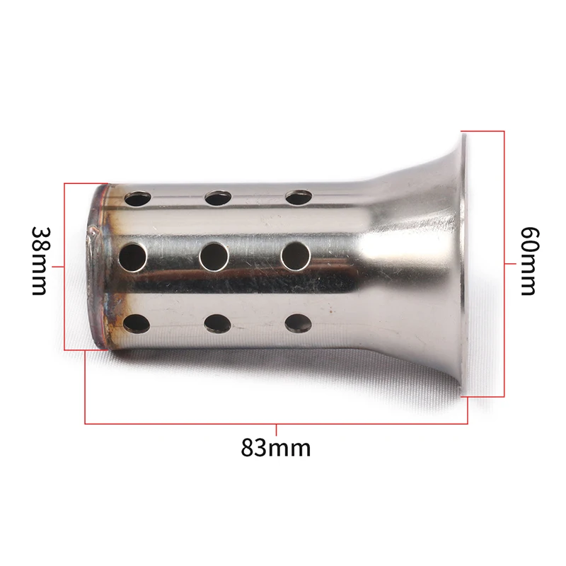 DB killer universal de 51mm para silenciador de moto