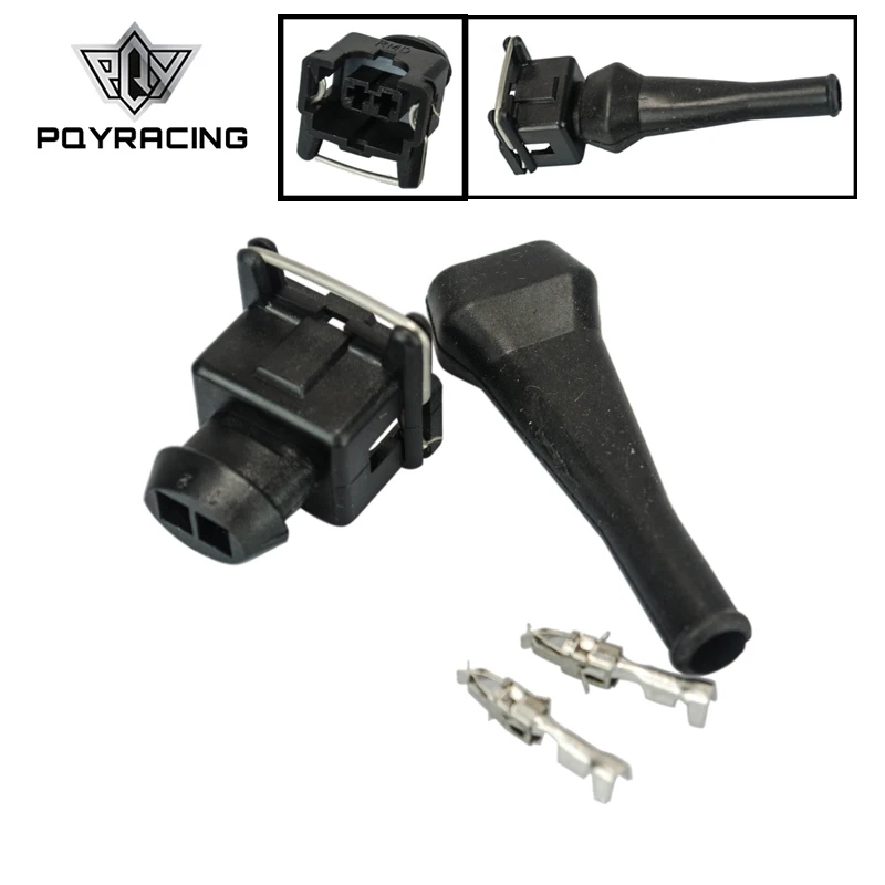 Nuevos conectores de inyector de combustible EV1 para muchos coches, enchufe de inyector EV1 PQY-FIC12