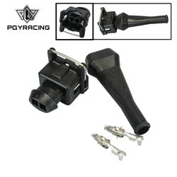 Nuevos conectores de inyector de combustible EV1 para muchos coches, enchufe de inyector EV1 PQY-FIC12