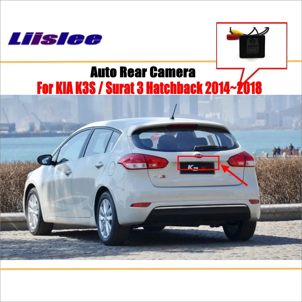 Cámara trasera CCD HD para Kia Cerato Hatchback 2014-2018