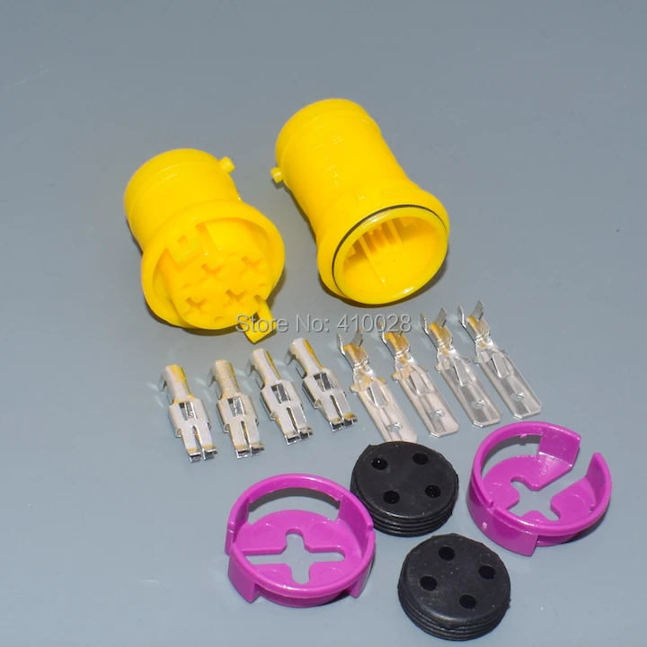 Shhworldsea 813972930 Conector eléctrico estanco de 4 pines VW - imagen 4