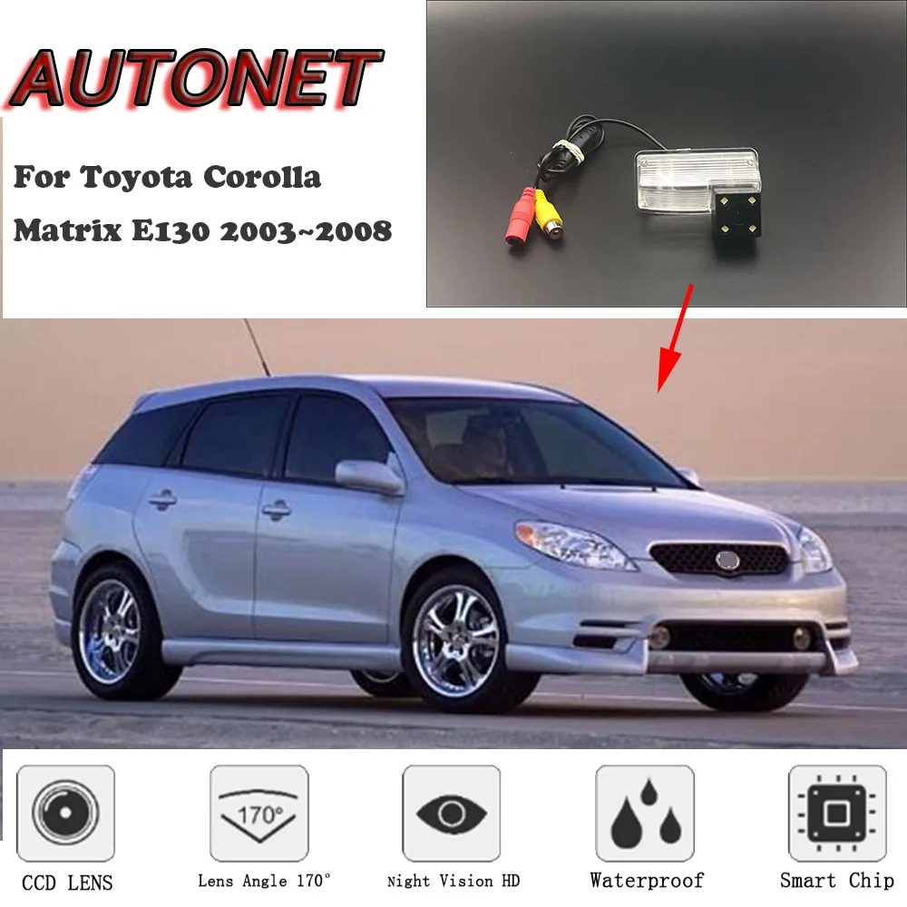 Cámara trasera AUTONET para Toyota Corolla Matrix E130 2003-2008