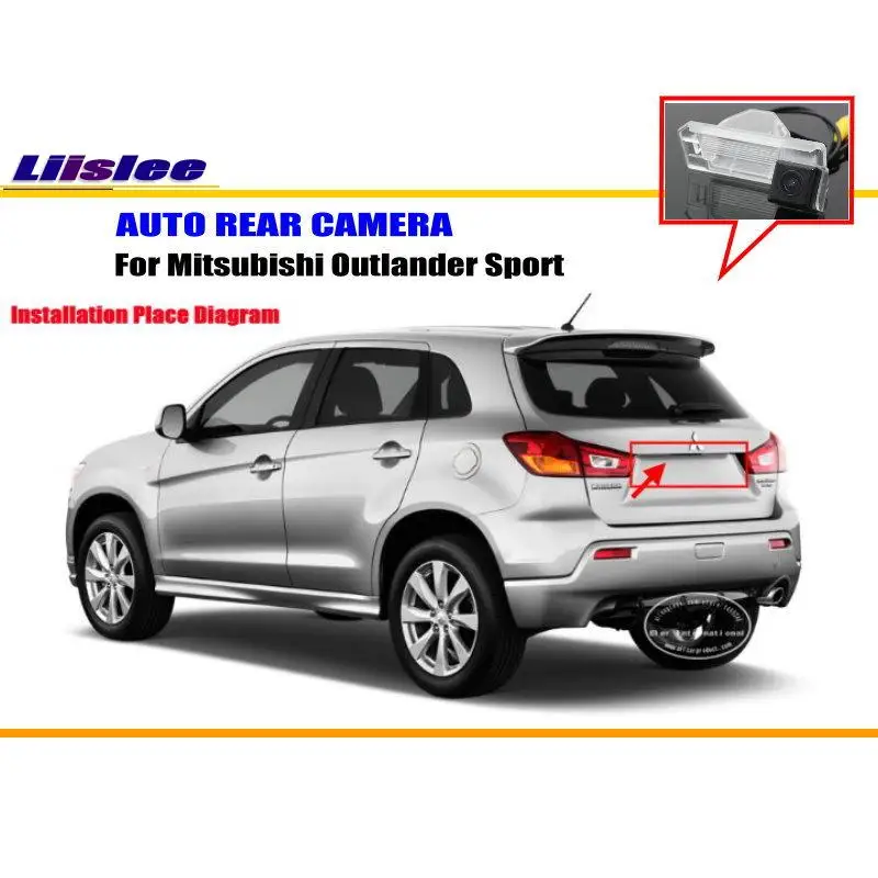Cámara de visión trasera para Mitsubishi Outlander Sport HD CCD